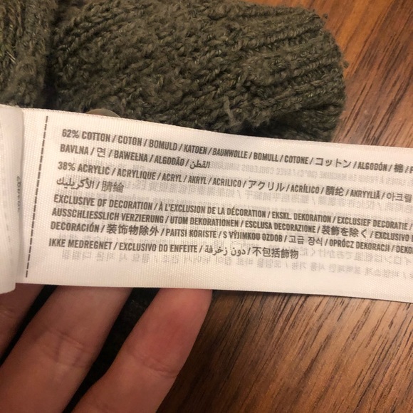 Hollister Oversized Knit Sweater Army green - Picture 5 of 6